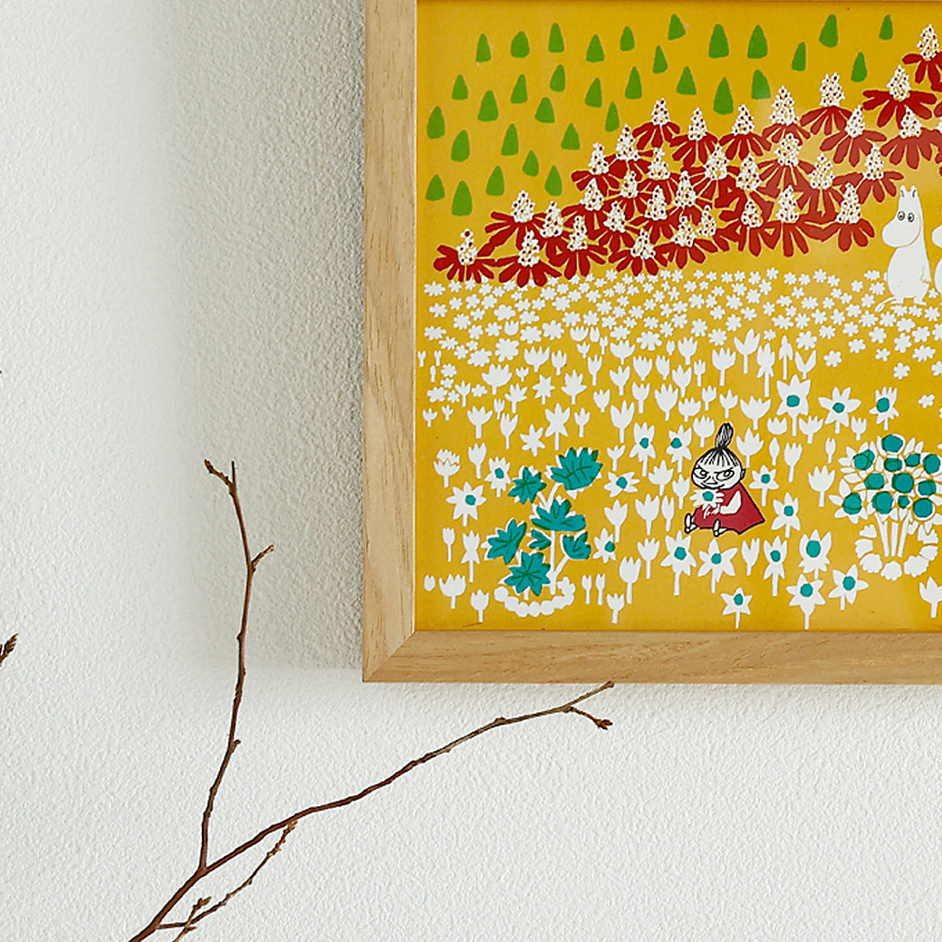 m-po33 アートポスター MOOMIN OHANABATAKE NO LITTLEMY