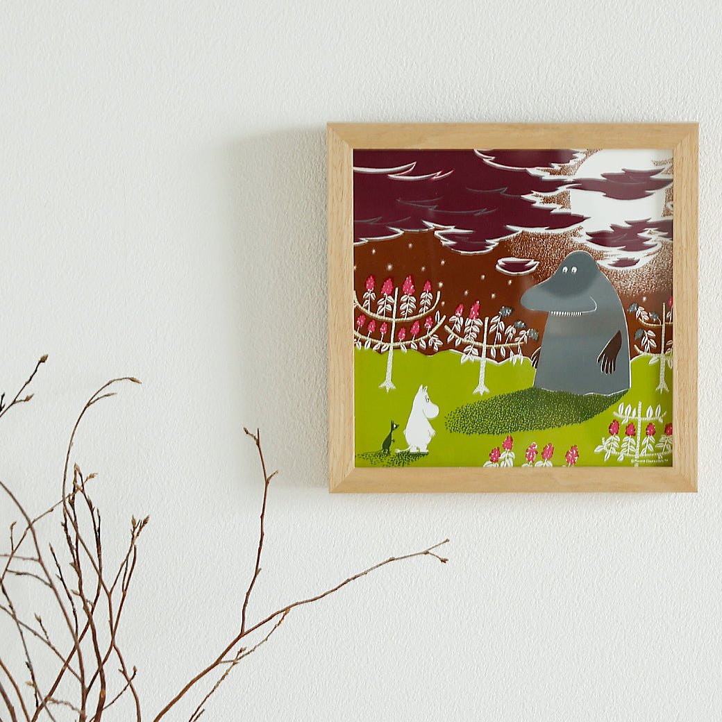 m - po34 アートポスター MOOMIN MORAN TO BATTARI - miion|北欧ナチュラルモダン家具・インテリア通販 miion(ミオン)
