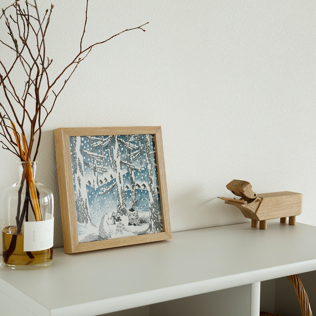 m-po32 アートポスター MOOMIN YUKIDAMA NO AKARI