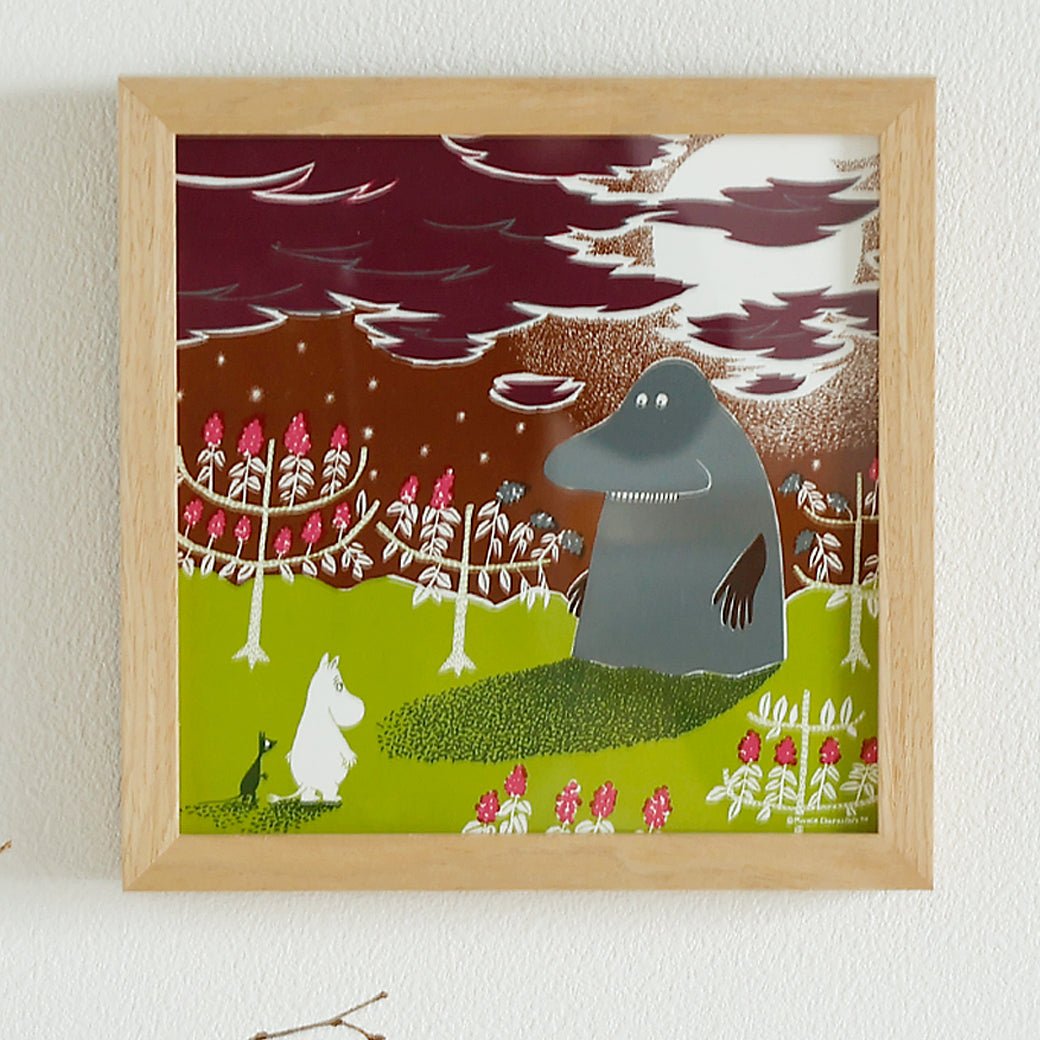 m - po34 アートポスター MOOMIN MORAN TO BATTARI - miion|北欧ナチュラルモダン家具・インテリア通販 miion(ミオン)