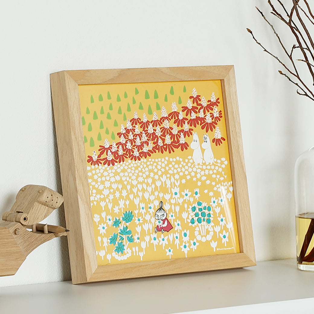 m-po33 アートポスター MOOMIN OHANABATAKE NO LITTLEMY