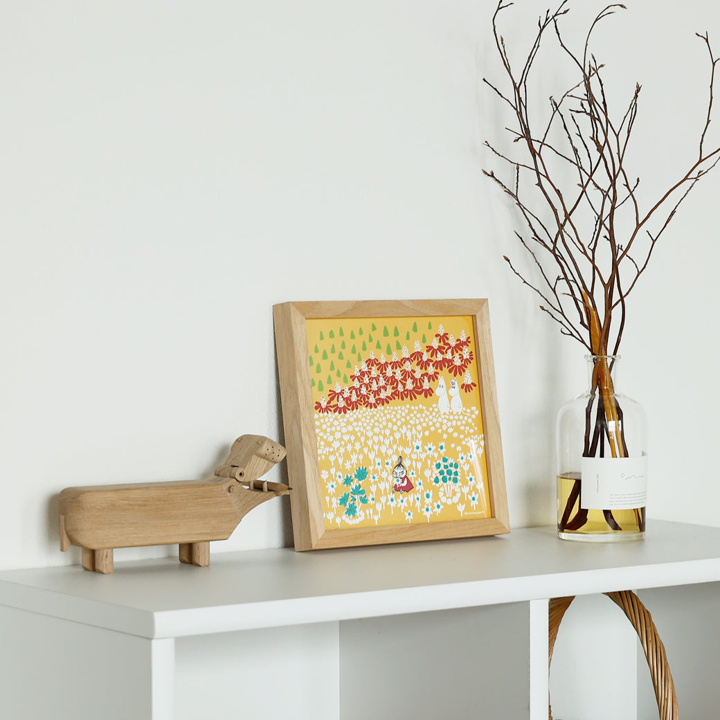 m-po33 アートポスター MOOMIN OHANABATAKE NO LITTLEMY