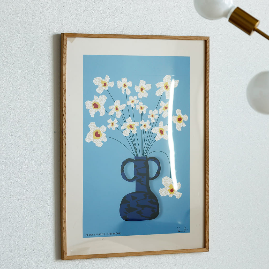 m-po38 アートポスター Paper Collective (ペーパーコレクティブ) Flower Studies 04 50×70cm