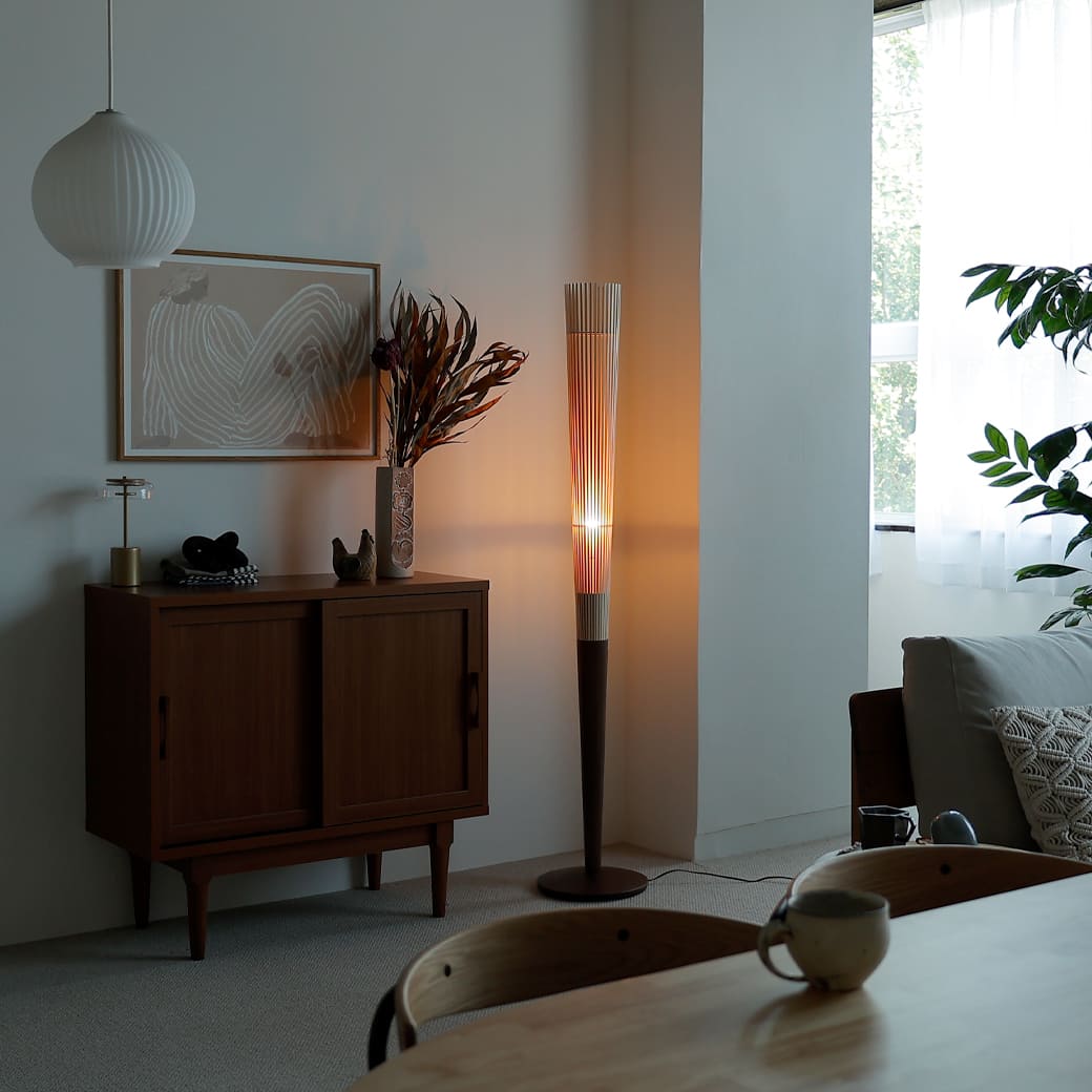 飛騨高山の照明ブランド「MOARE（モアレ）」の高い技術が生み出したnido（ニド）シリーズ。