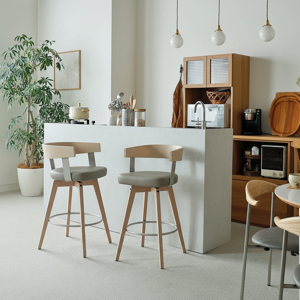 m-cc01 回転式ダイニングチェア