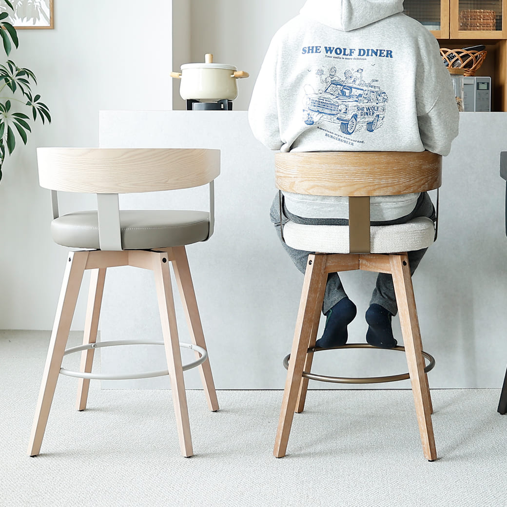 m-cc01 回転式ダイニングチェア