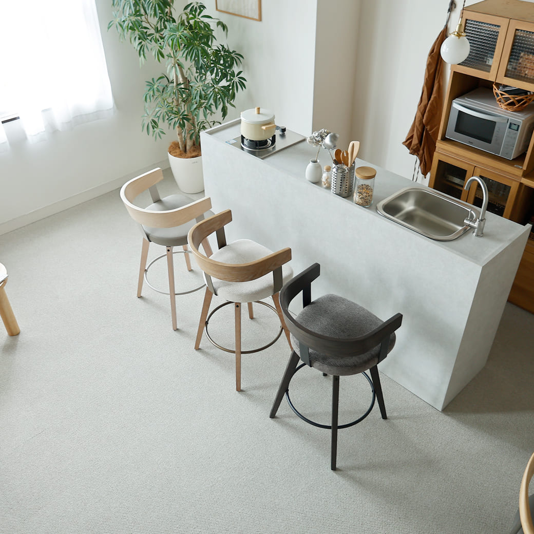 m-cc01 回転式ダイニングチェア