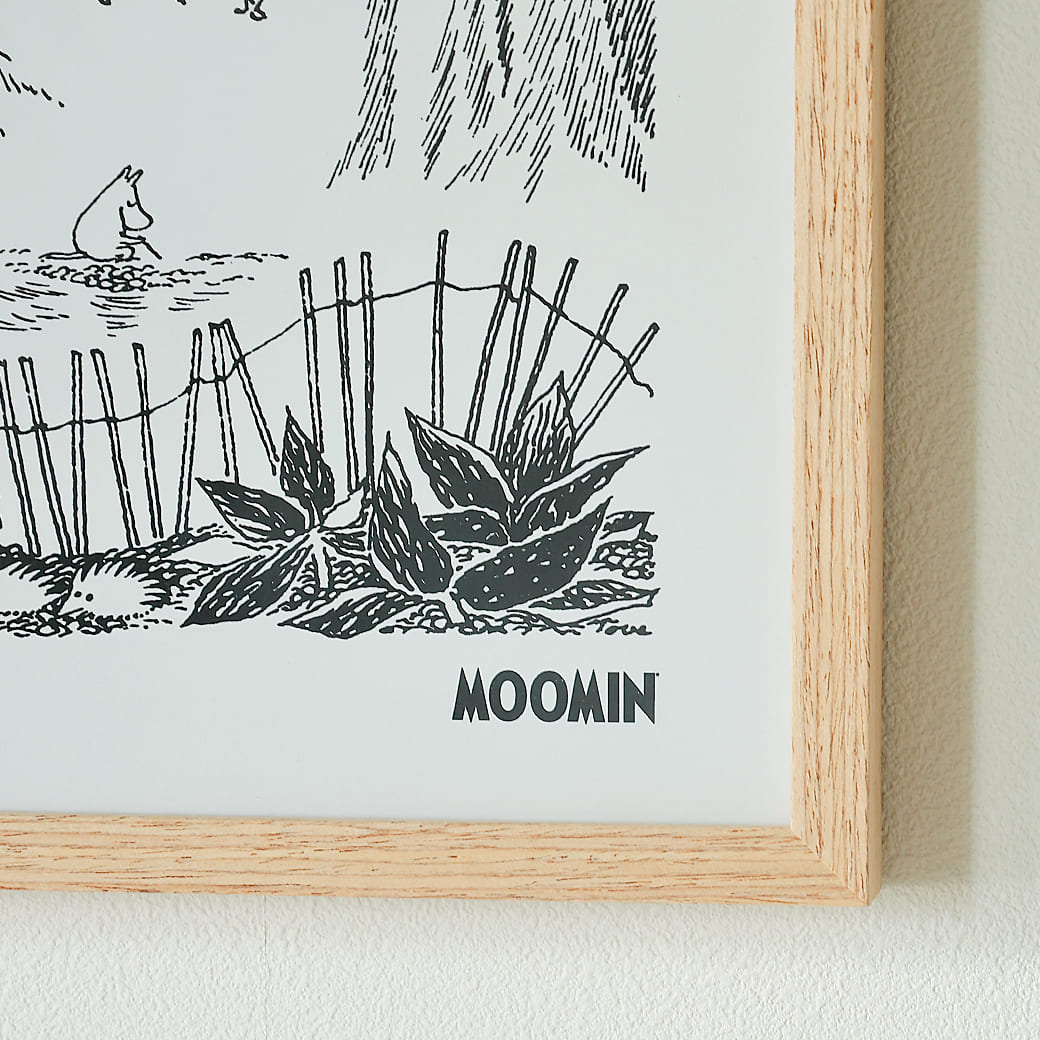 m-po49 アートポスター　MOOMIN（ムーミン）The Forest