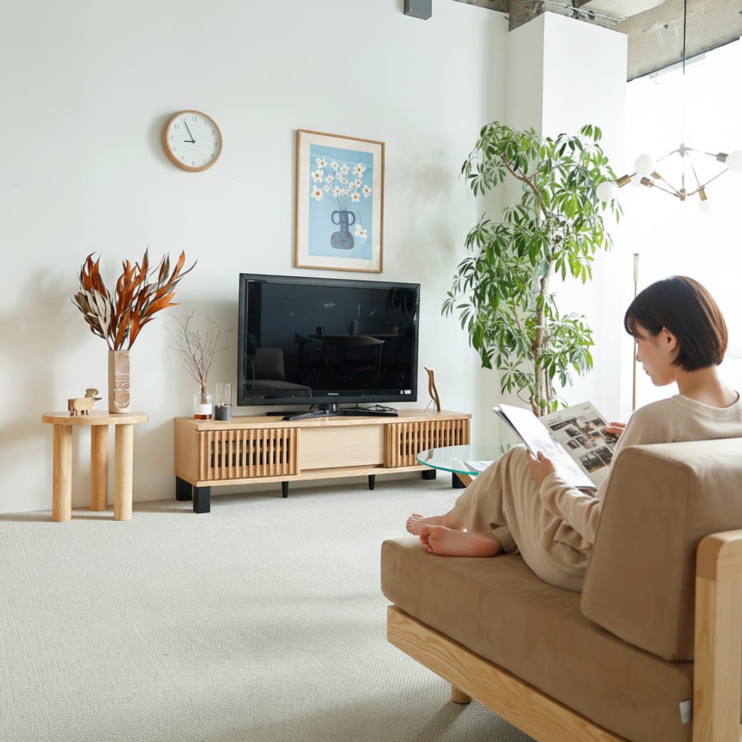 m-tv02 テレビボード　ibuka（イブカ）幅150cm - miion｜北欧ナチュラルモダン家具・インテリア通販 miion（ミオン）
