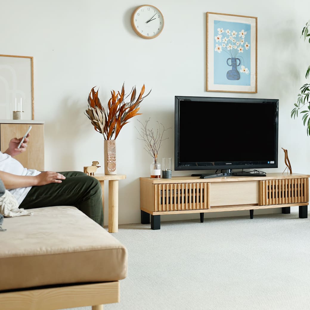 m-tv02 テレビボード　ibuka（イブカ）幅150cm - miion｜北欧ナチュラルモダン家具・インテリア通販 miion（ミオン）