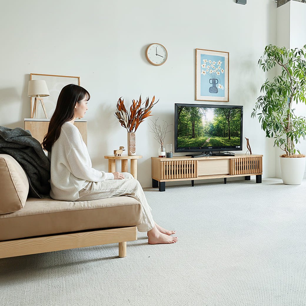 m-tv02 テレビボード　ibuka（イブカ）幅150cm - miion｜北欧ナチュラルモダン家具・インテリア通販 miion（ミオン）