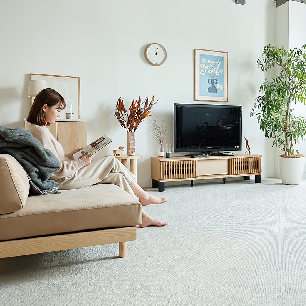m-tv02 テレビボード　ibuka（イブカ）幅150cm - miion｜北欧ナチュラルモダン家具・インテリア通販 miion（ミオン）