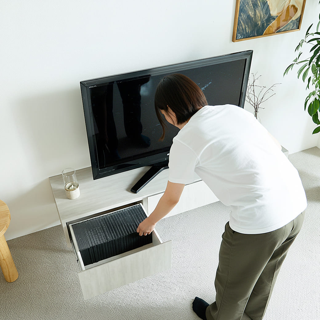 m-tv03 テレビボード　Selloc（セロク）ライトグレー