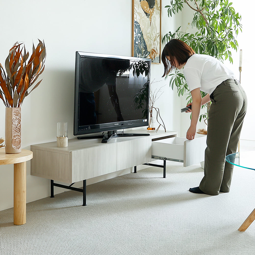 m-tv03 テレビボード　Selloc（セロク）ライトグレー