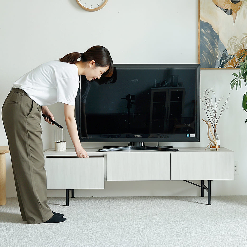 m-tv03 テレビボード　Selloc（セロク）ライトグレー