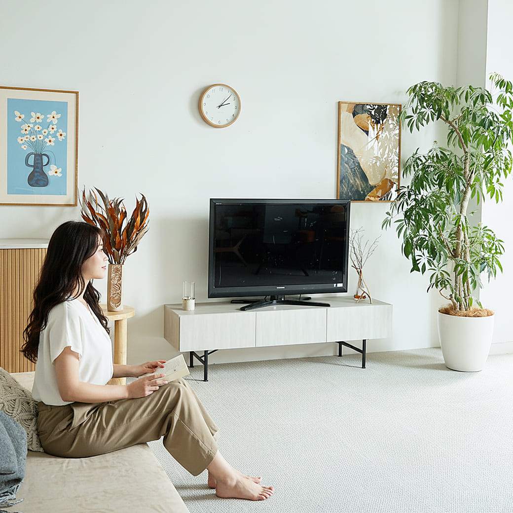 m-tv03 テレビボード　Selloc（セロク）ライトグレー