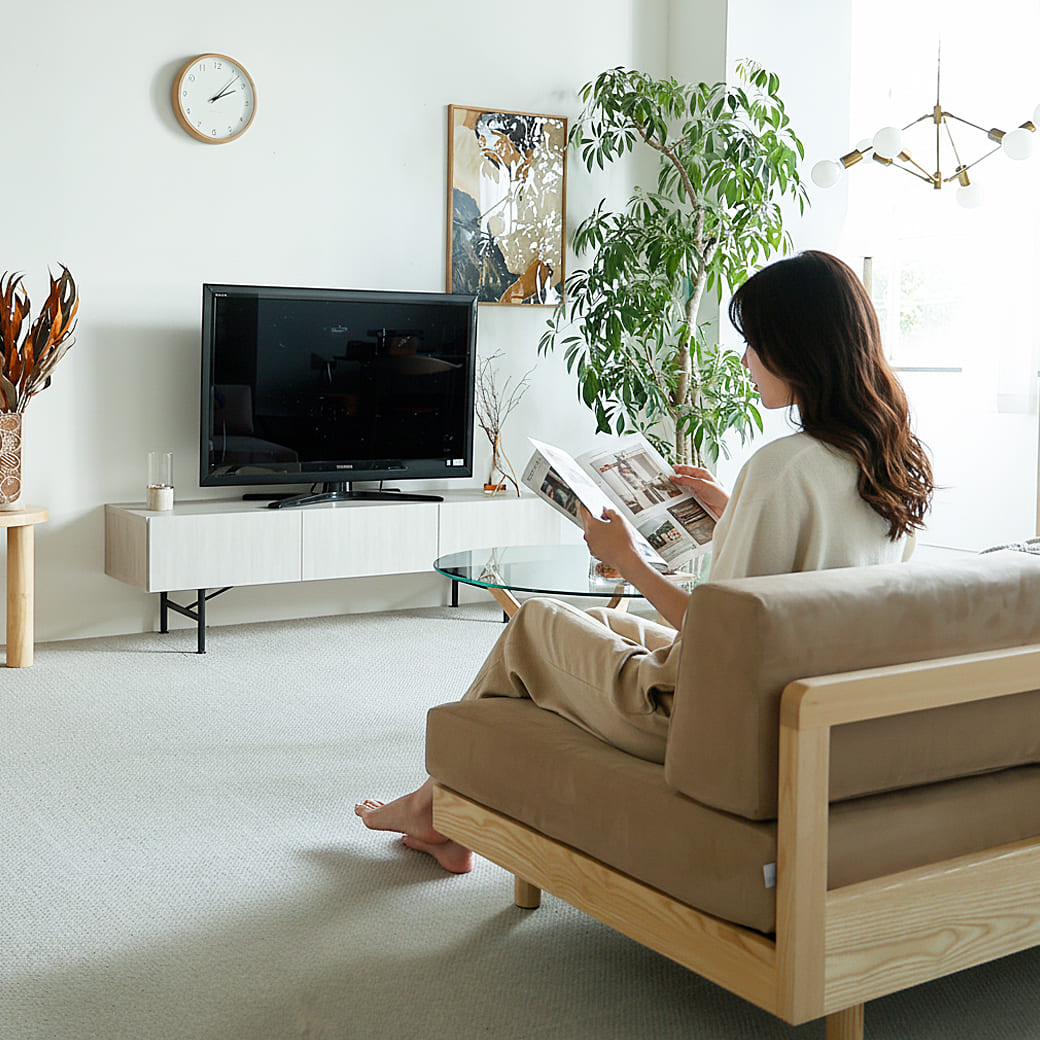 m-tv03 テレビボード　Selloc（セロク）ライトグレー