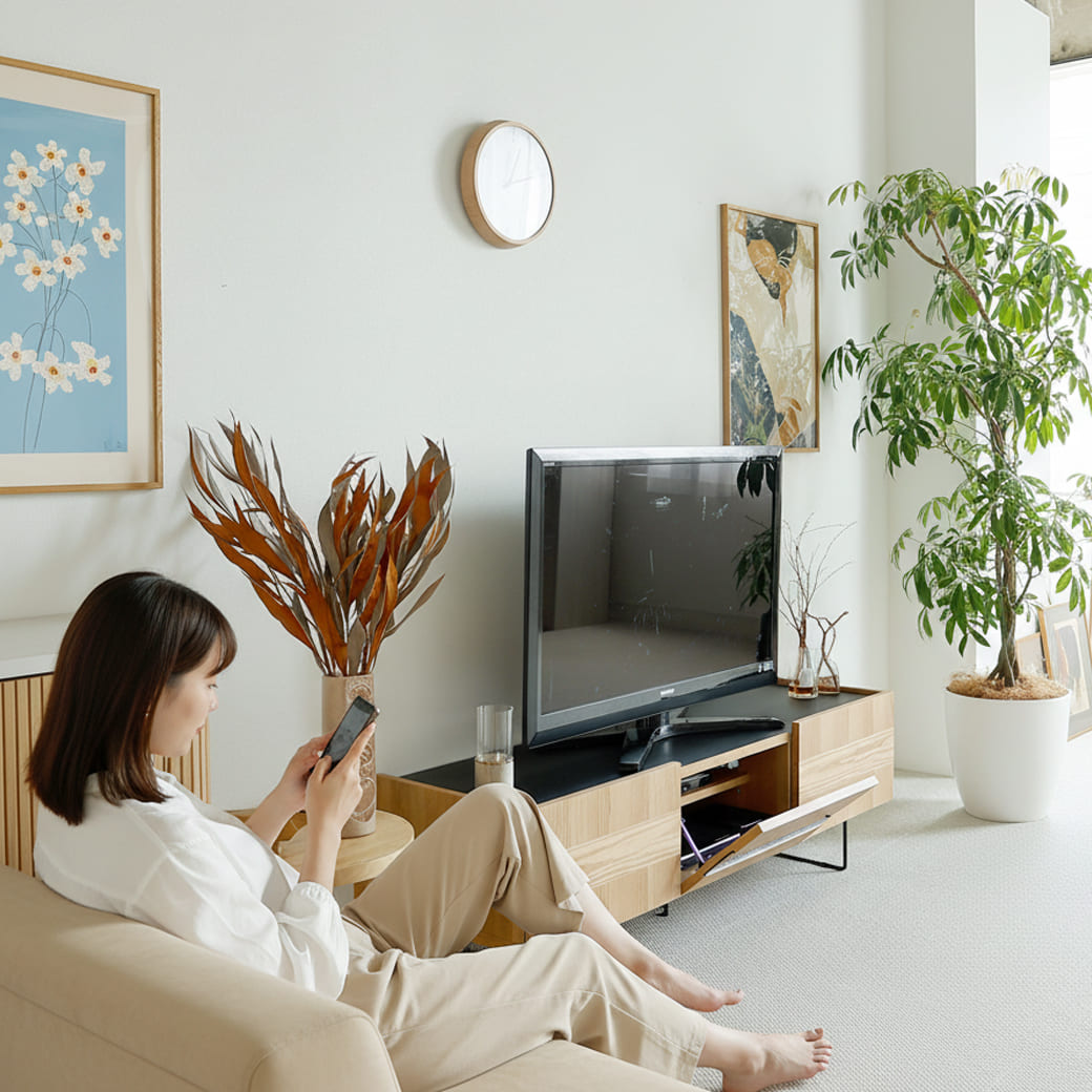 m-tv06 テレビボード　Rutte（ルッテ）オークタイプ