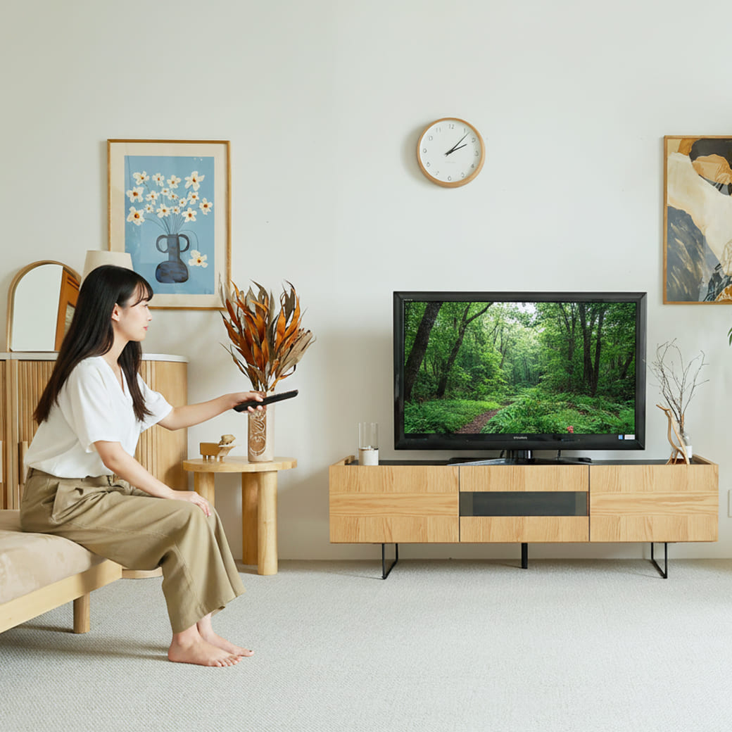 m-tv06 テレビボード　Rutte（ルッテ）オークタイプ