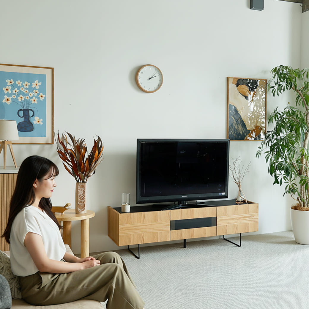 m-tv06 テレビボード　Rutte（ルッテ）オークタイプ
