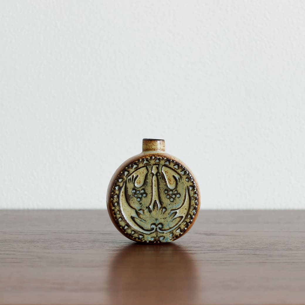 m-fv02 フラワーベース　かしわ窯　Vase Bird Round - miion｜北欧ナチュラルモダン家具・インテリア通販 miion（ミオン）