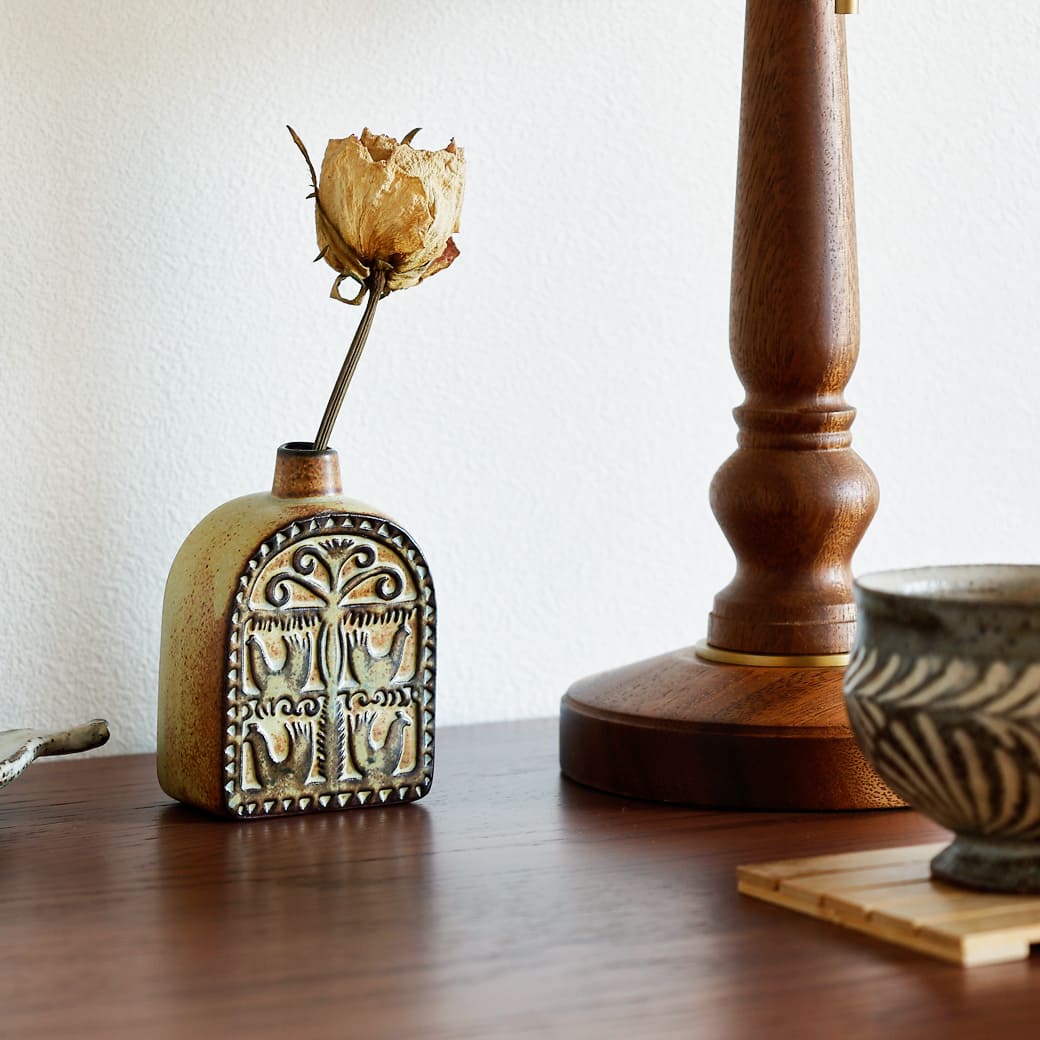m-fv01 フラワーベース　かしわ窯　Vase Bird Bell Shape - miion｜北欧ナチュラルモダン家具・インテリア通販 miion（ミオン）