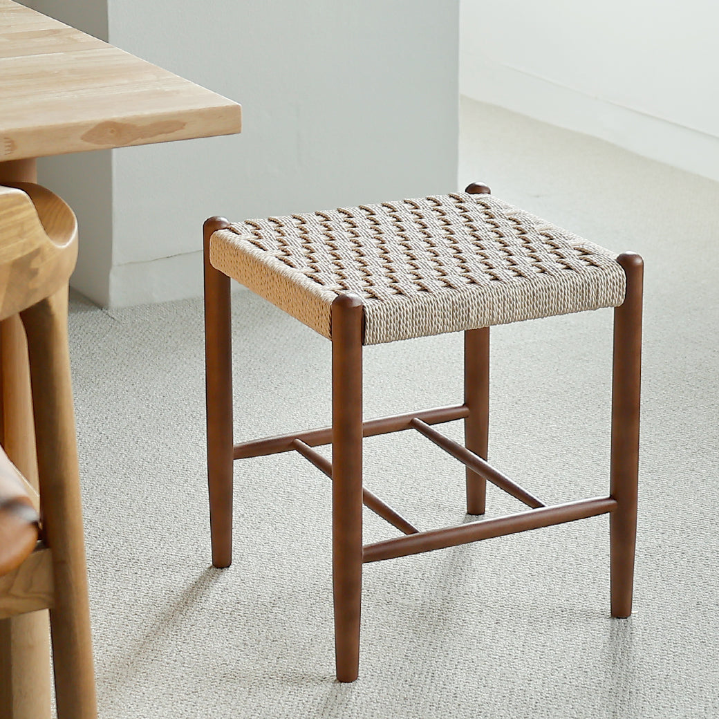 スツール ブラウン 天然木 北欧デザイン