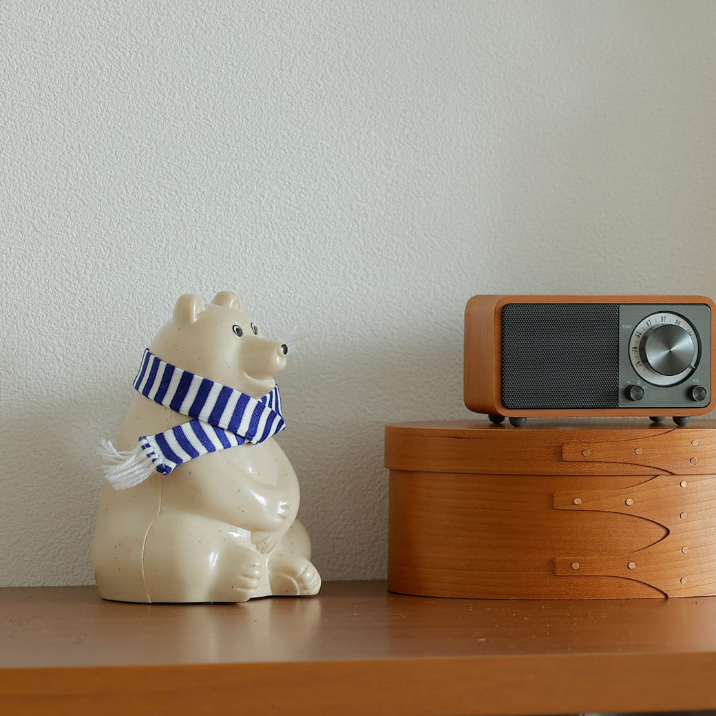 m-ob11 PLASTEP Polar Bear Money Box（白くま貯金箱）