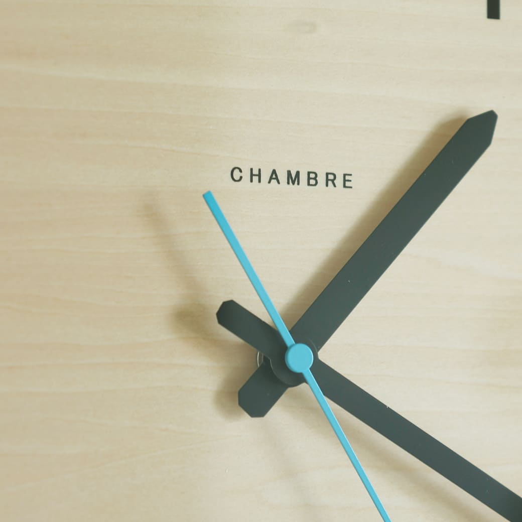 m-cl05 電波時計 DROP CLOCK WALNUT
