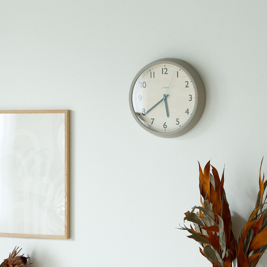 m-cl05 電波時計 DROP CLOCK GRAY