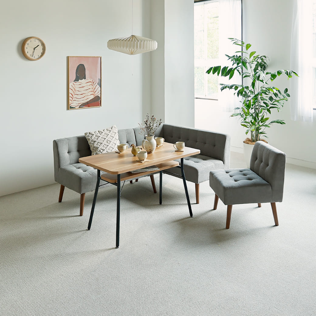 m-dt11 ダイニングテーブル mild（ミルド） ナチュラル - miion｜北欧