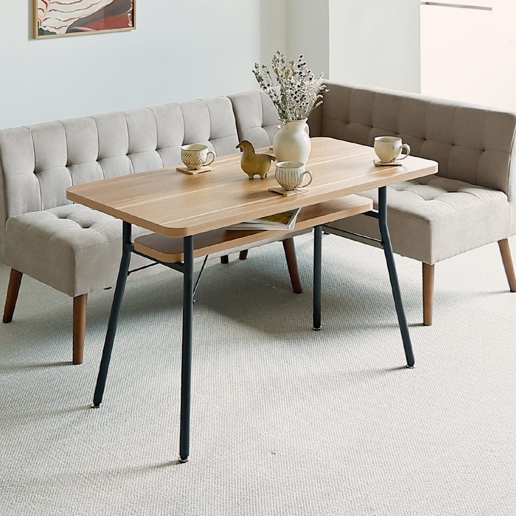 m-dt11 ダイニングテーブル mild（ミルド） ナチュラル - miion｜北欧