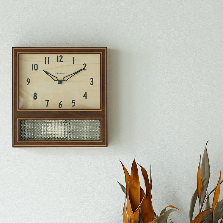 COURT 振り子時計 ウォールナット 北欧デザイン 国産｜miion - miion