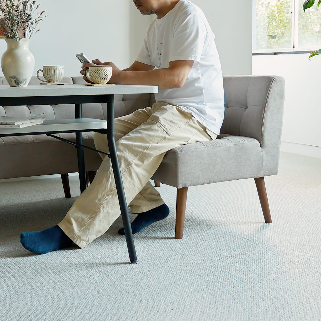 m-sf02 2人掛けソファ mild（ミルド） グレー - miion｜北欧ナチュラル