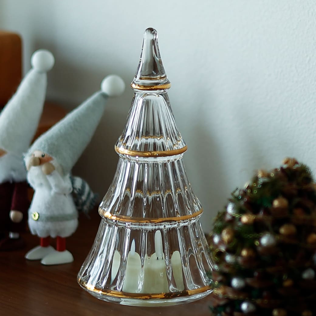 m-ob12 HOLMEGAARD　ガラスクリスマスツリー