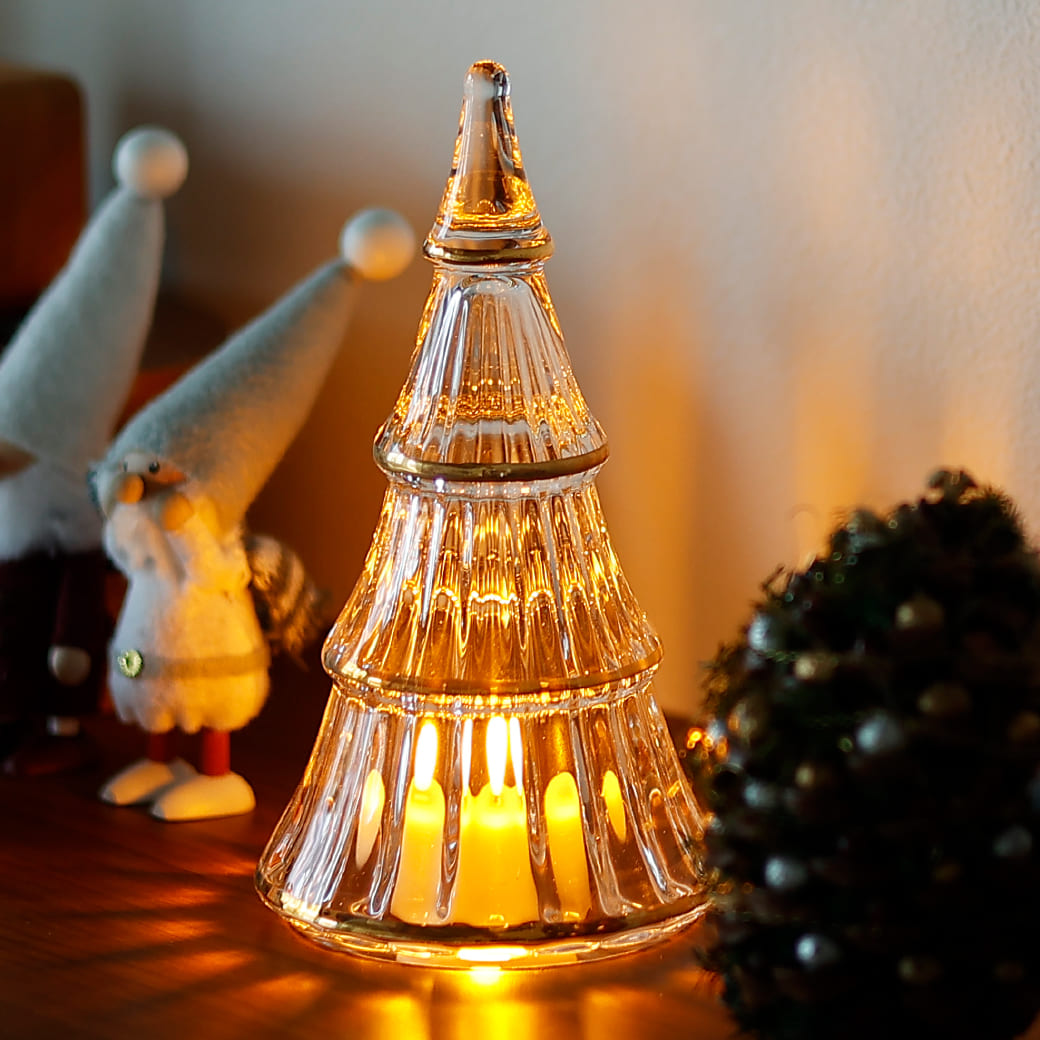 m-ob12 HOLMEGAARD　ガラスクリスマスツリー