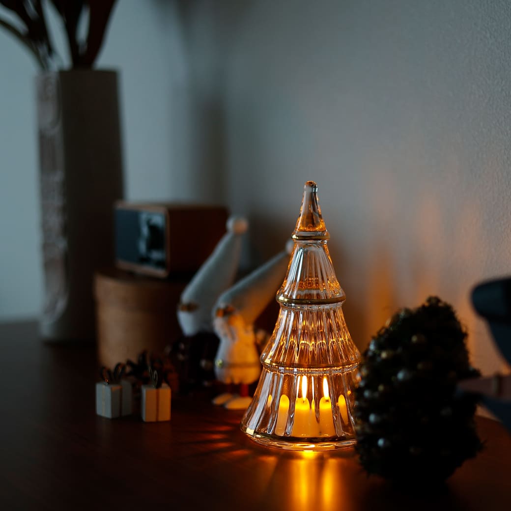 m-ob12 HOLMEGAARD　ガラスクリスマスツリー