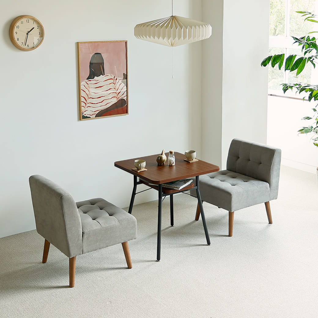 【送料1.2万円無料】ダイニングテーブル　カフェテーブル m-dt12 カフェテーブル mild（ミルド） ブラウン - miion｜北欧