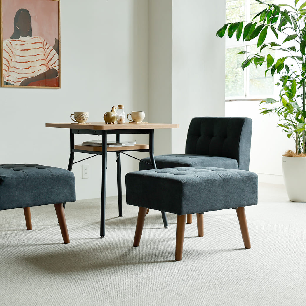 m-sf04 オットマン mild（ミルド） ディープブルー - miion｜北欧