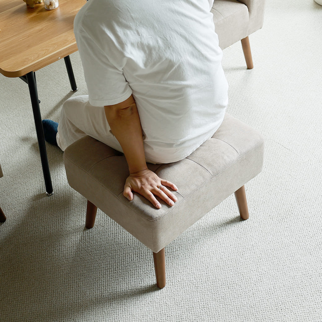 m-sf04 オットマン mild（ミルド） サンドベージュ - miion｜北欧