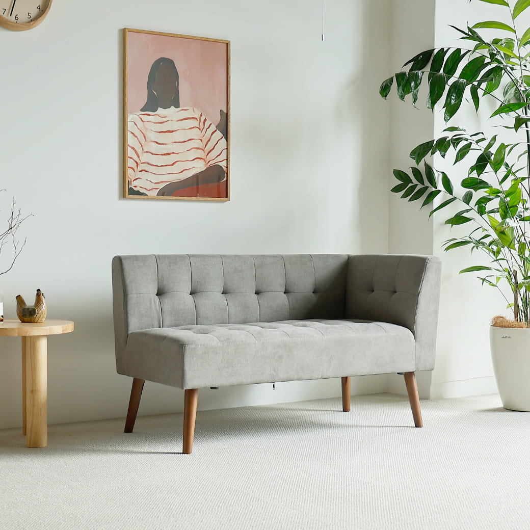 m-sf02 2人掛けソファ mild（ミルド） グレー - miion｜北欧ナチュラル