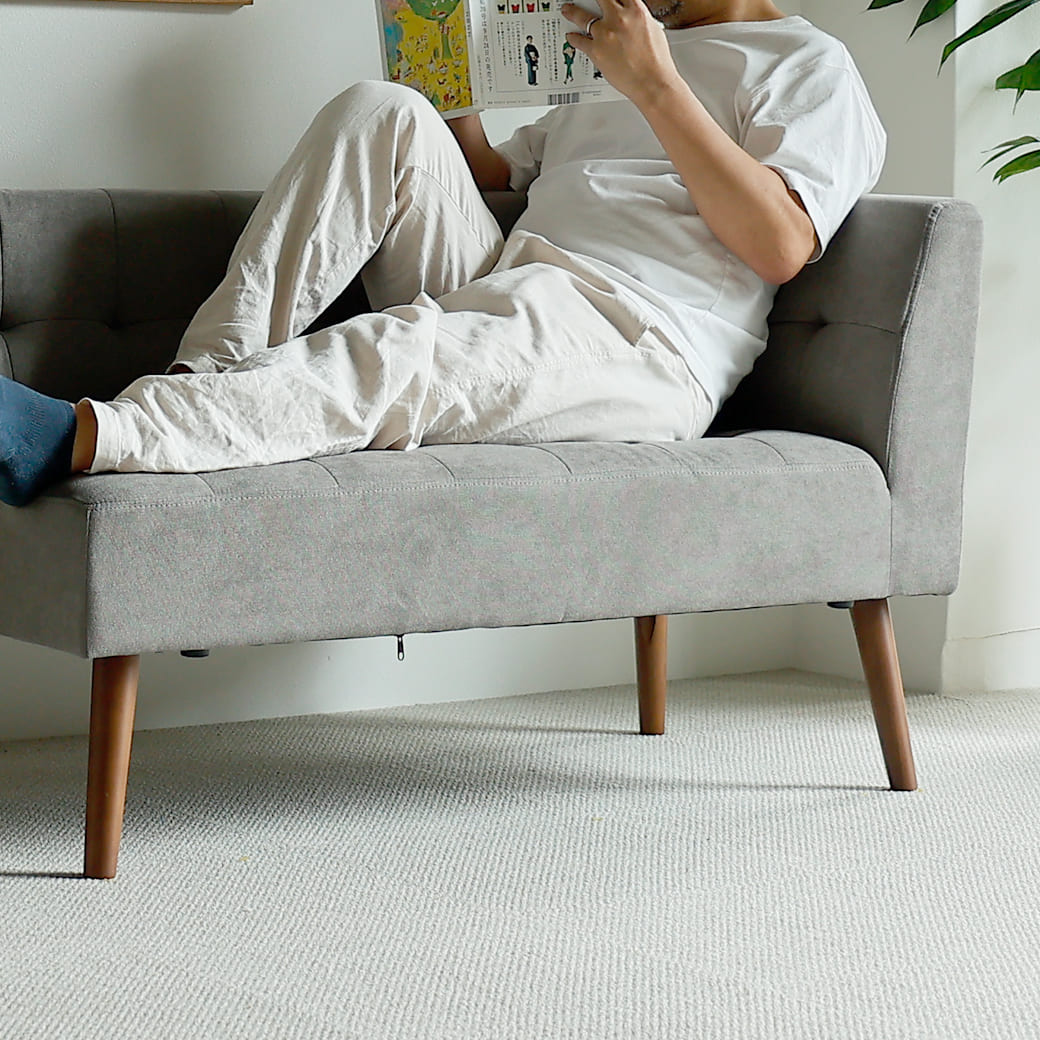 mild カウチソファ 北欧ナチュラルモダン グレー｜miion - miion｜北欧