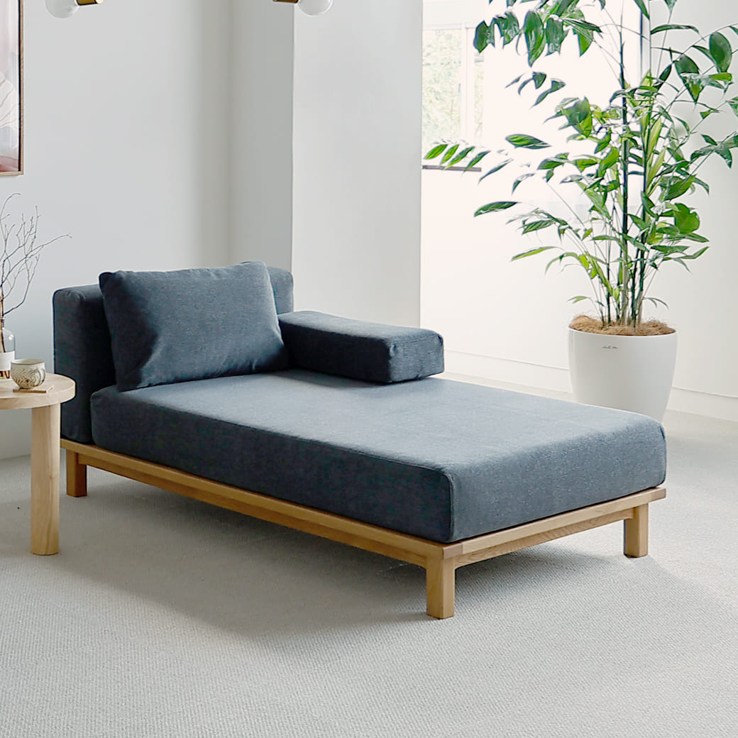 m-sf08 SIEVE rect unit sofa ロングタイプ ブラック
