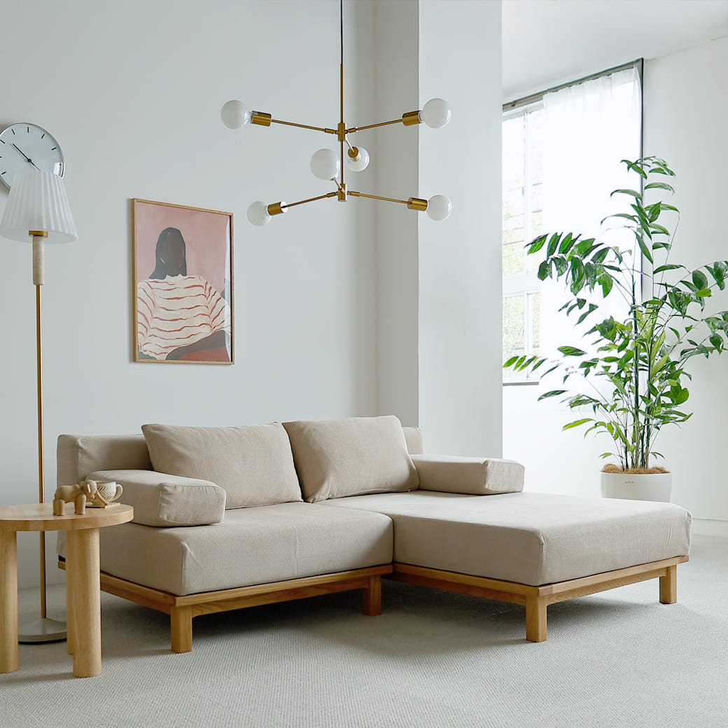 m-sf06 SIEVE rect unit sofa １人掛けタイプ ベージュ