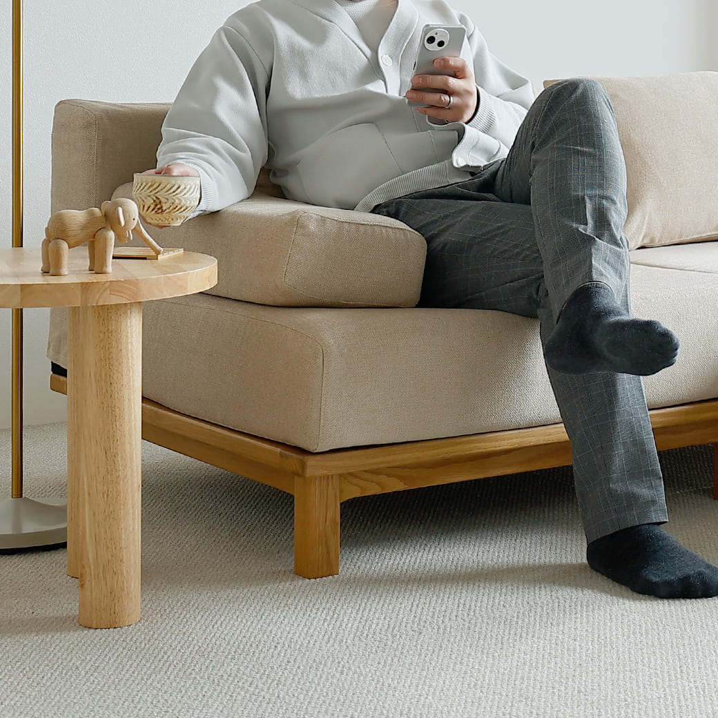 m-sf11 SIEVE rect unit sofa 3人掛けセット ライトブラウン