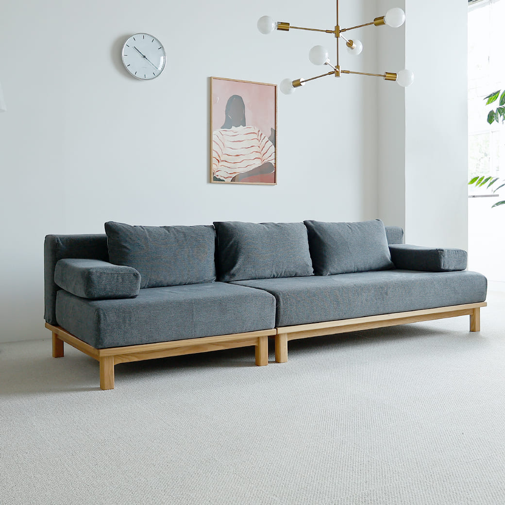 m-sf06 SIEVE rect unit sofa １人掛けタイプ ベージュ