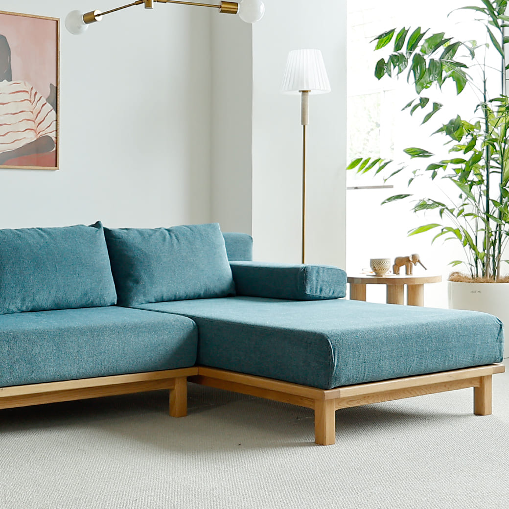 m-sf09 SIEVE rect unit sofa カウチセットAタイプ ブルー