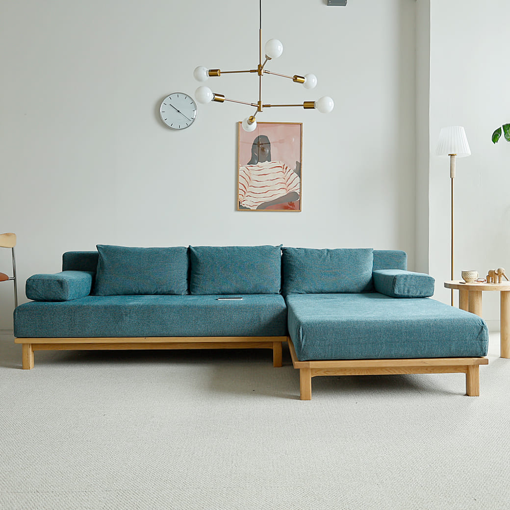 m-sf07 SIEVE rect unit sofa ワイドタイプ ベージュ