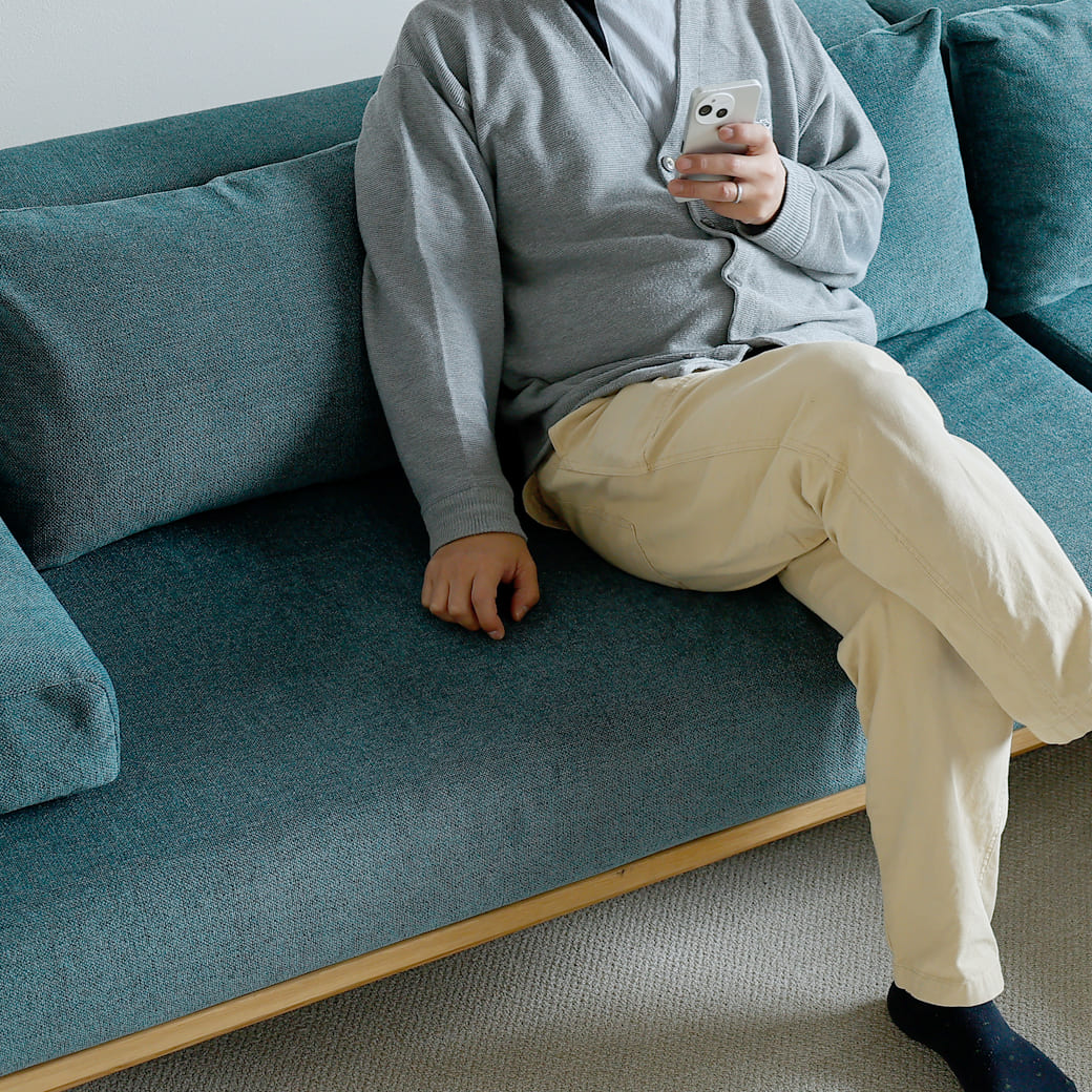 m-sf07 SIEVE rect unit sofa ワイドタイプ ベージュ