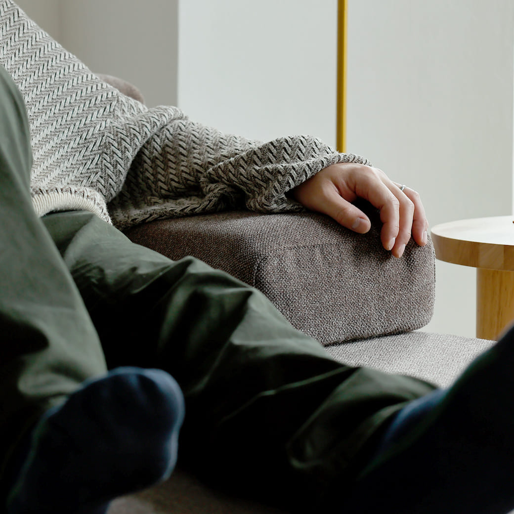 m-sf09 SIEVE rect unit sofa カウチセットAタイプ ブルー